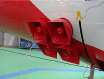 Airborne PA Systems Under Helicopter